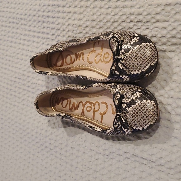 Sam Edelman Snake Skin Felicia Flats Size 5.5 (#5) - Picture 1 of 6